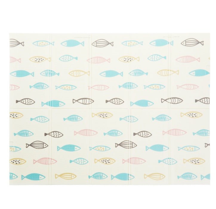 Tapis d’éveil épais pour bébé, tapis de jeu pliable pour ramper 150x200 cm - IVOIRART.COM