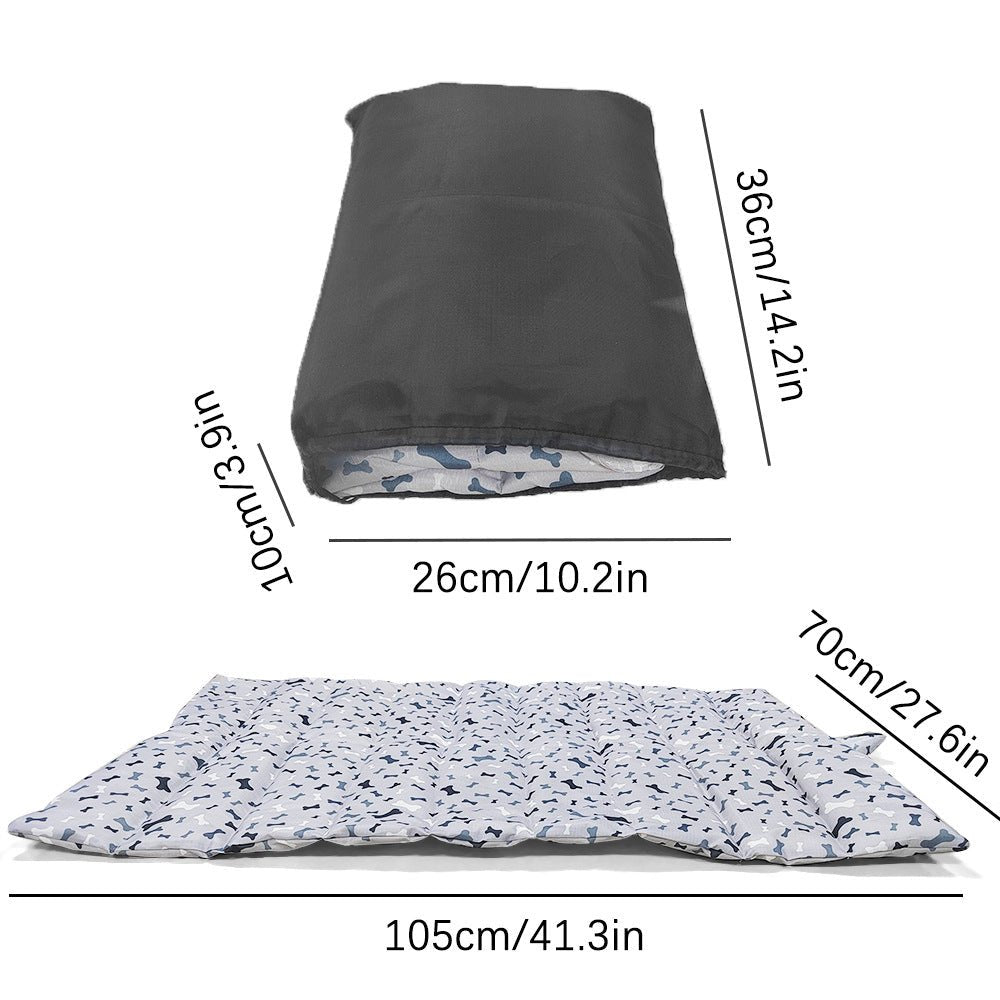 Tapis étanche pliable pour chiens et chats en tissu Oxford, imperméable, portable pour camping - IVOIRART.COM