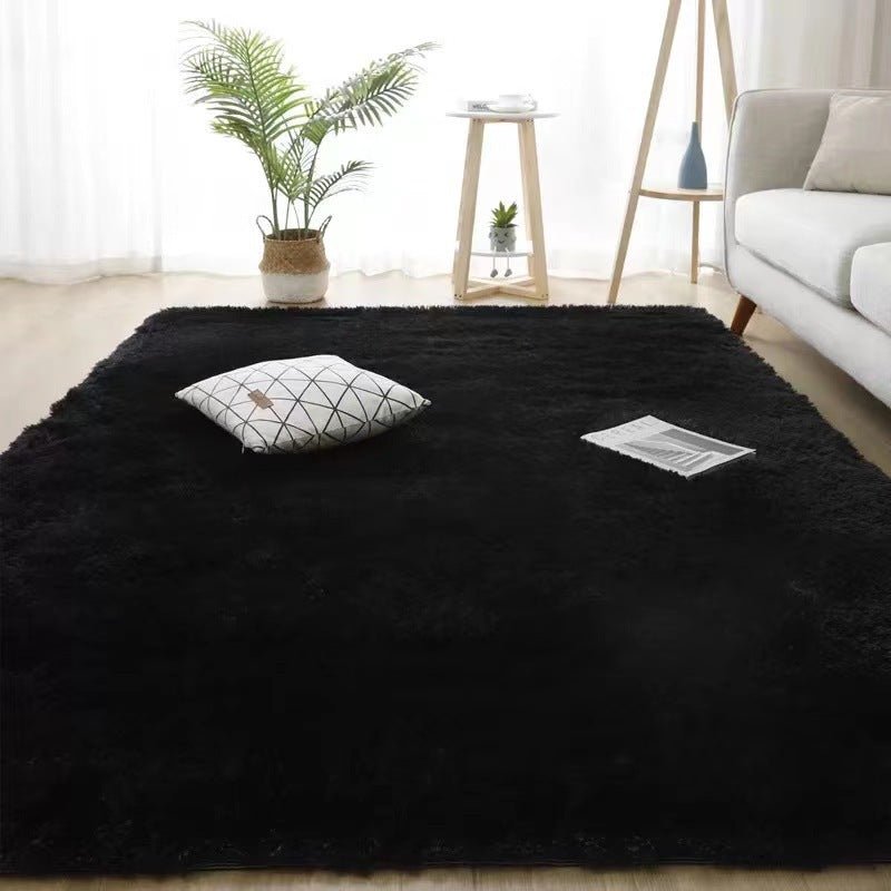 Tapis Nordique Moelleux Rectangle Grand Format Antidérapant Doux Blanc Rouge 13 Couleurs - IVOIRART.COM
