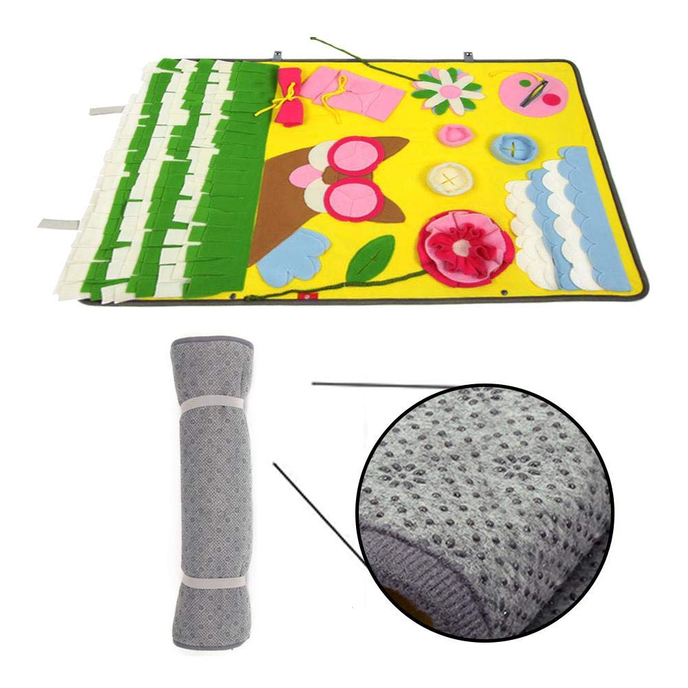 Tapis olfactif pour chien, coussins détente anti - stress pour animaux 60x90 cm - IVOIRART.COM