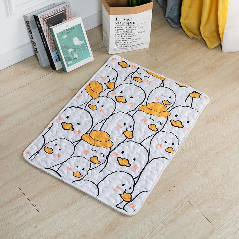 Tapis pour chien en coton confortable et antidérapant pour un sommeil paisible - IVOIRART.COM