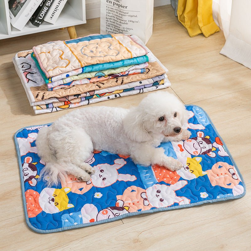 Tapis pour chien en coton confortable et antidérapant pour un sommeil paisible - IVOIRART.COM