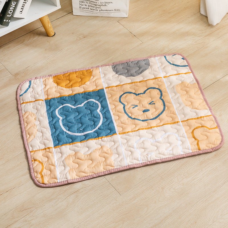 Tapis pour chien en coton confortable et antidérapant pour un sommeil paisible - IVOIRART.COM