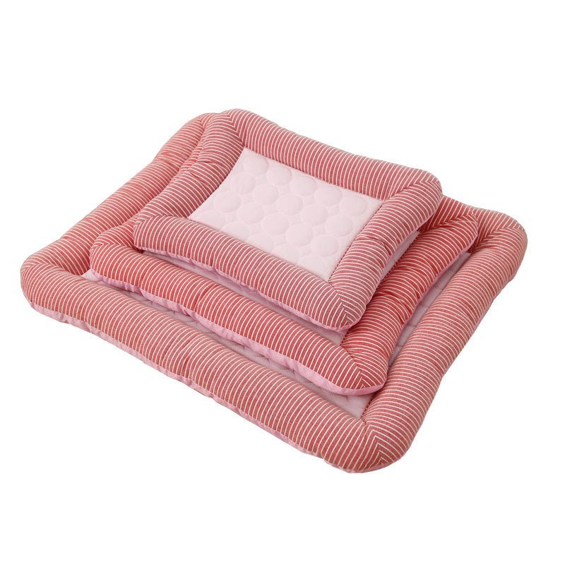 Tapis Rafraîchissant pour Animaux Chiens Chats Chiots Matelas Glacé Bleu Respirant - IVOIRART.COM
