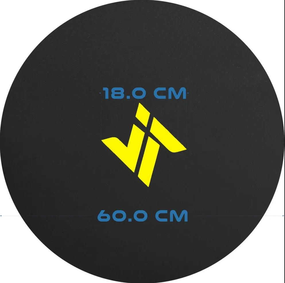Tapis Rond Antidérapant et Amortisseur pour Corde à Sauter - Usage Domestique Yoga - IVOIRART.COM