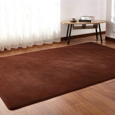 Tapis uni doux et moelleux pour salon et chambre, tapis blanc pelucheux décor maison - IVOIRART.COM