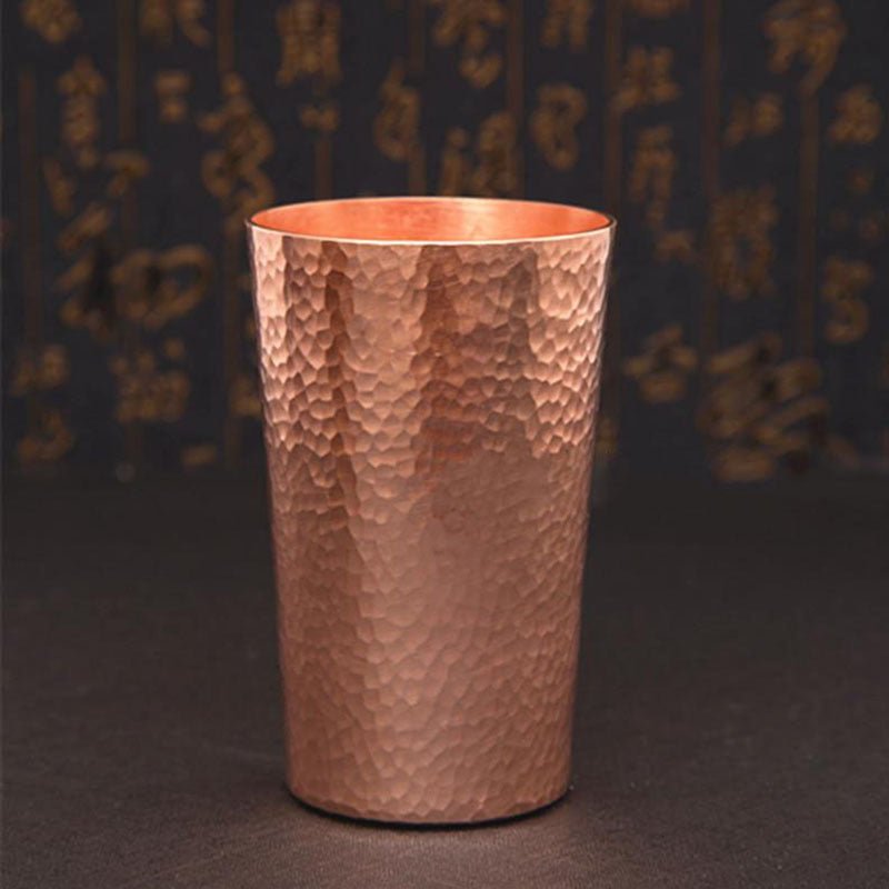 Tasse à café en cuivre personnalisée faite à la main — texture martelée artisan - IVOIRART.COM