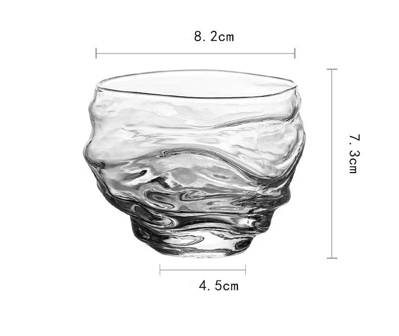 Tasse à Whisky en Verre Cristal Style Japonais Élégante et Légère 201 - 300 ml - IVOIRART.COM