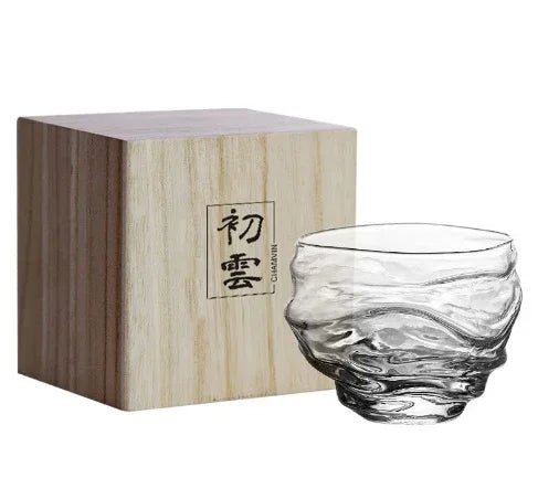 Tasse à Whisky en Verre Cristal Style Japonais Élégante et Légère 201 - 300 ml - IVOIRART.COM