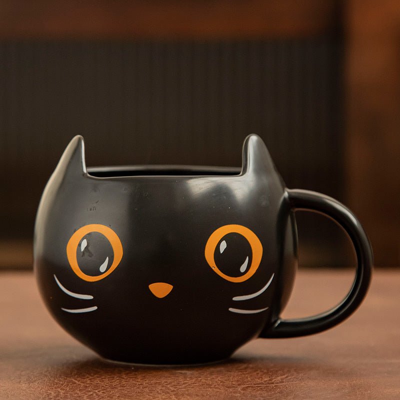 Tasse Cadeau Couple avec Cuillère Recouverte de Citrouille – Élégance Automnale - IVOIRART.COM