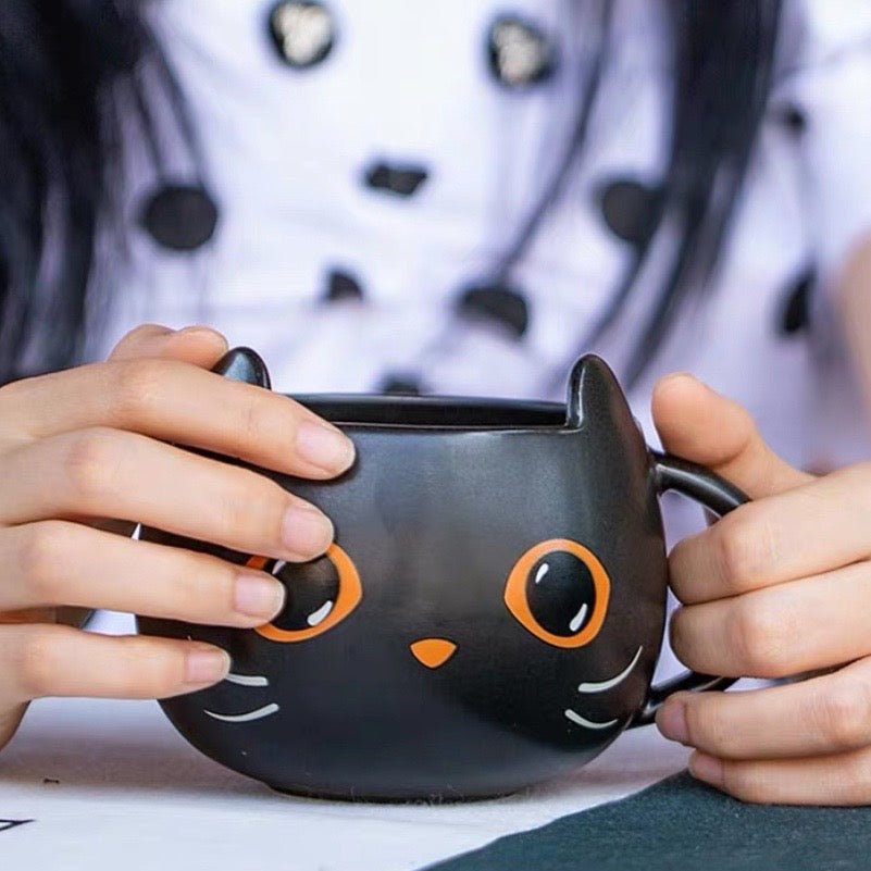 Tasse Cadeau Couple avec Cuillère Recouverte de Citrouille – Élégance Automnale - IVOIRART.COM