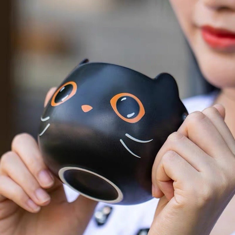 Tasse Cadeau Couple avec Cuillère Recouverte de Citrouille – Élégance Automnale - IVOIRART.COM