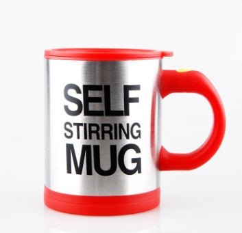 Tasse Électrique Rotative Automatique en Acier Inoxydable avec Agitation Intégrée - IVOIRART.COM