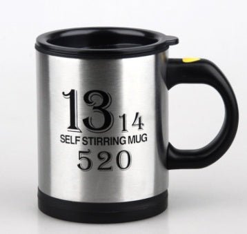 Tasse Électrique Rotative Automatique en Acier Inoxydable avec Agitation Intégrée - IVOIRART.COM