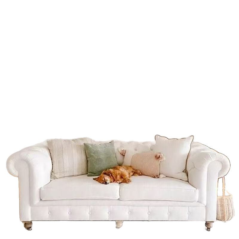 Tassel Tapestry, Nordic-style Living Room, Hand-woven Cotton Rope - IVOIRART.COM