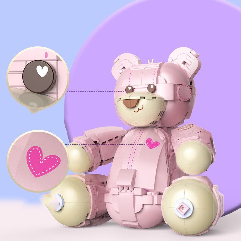 Teddy Bear Building Blocks Are Compatible - IVOIRART.COM