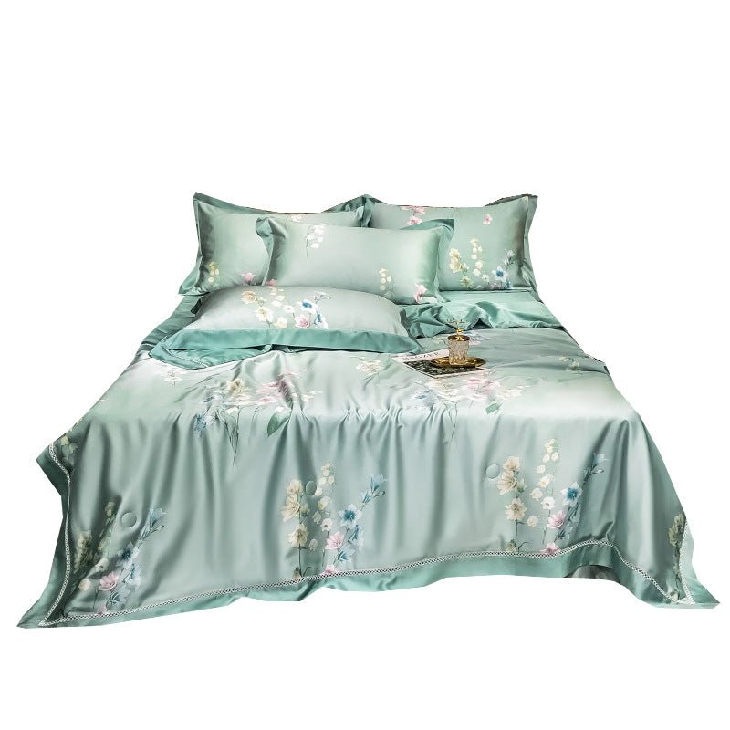 Tencel Summer Cool Quilt Four-piece Air-conditioning Quilt Can Be Washed - IVOIRART.COM