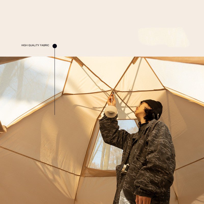 Tente de camping automatique pliable épaisse, imperméable, portable pour extérieur - IVOIRART.COM