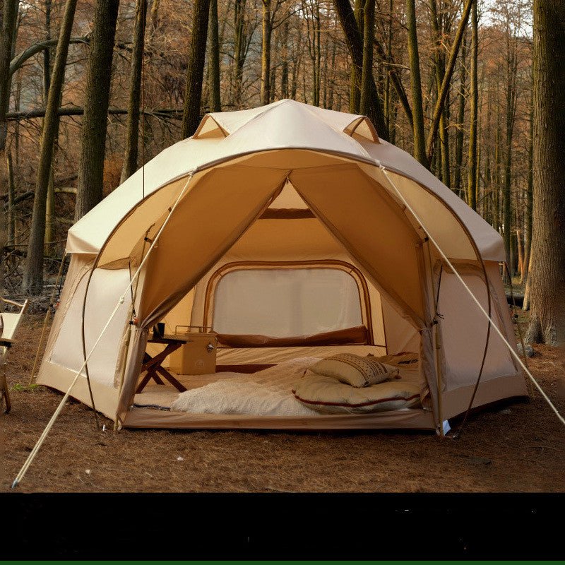 Tente de camping automatique pliable épaisse, imperméable, portable pour extérieur - IVOIRART.COM