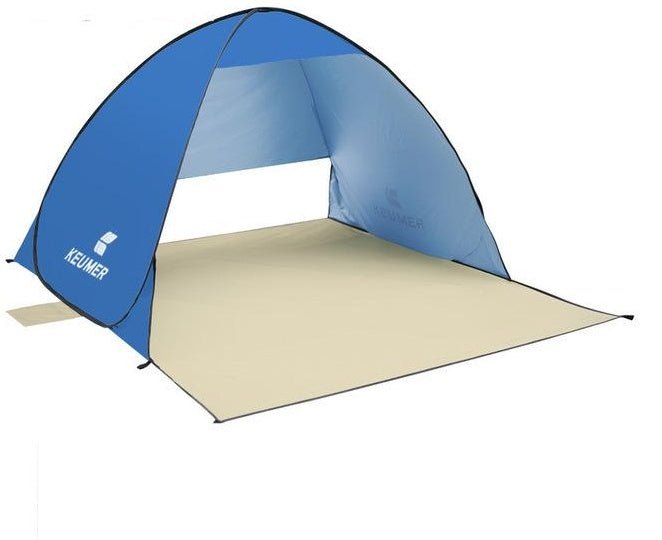 Tente de plage double automatique avec protection solaire UV et pare-soleil - IVOIRART.COM