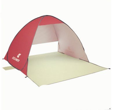 Tente de plage double automatique avec protection solaire UV et pare-soleil - IVOIRART.COM