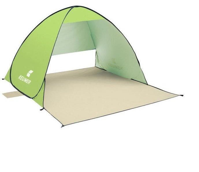 Tente de plage double automatique avec protection solaire UV et pare-soleil - IVOIRART.COM