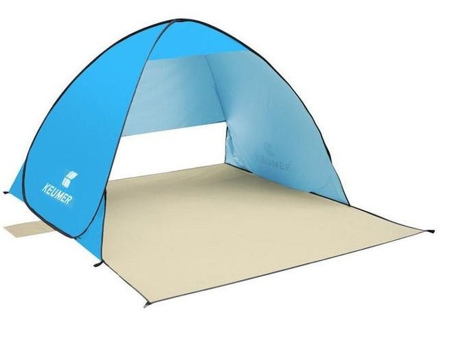 Tente de plage double automatique avec protection solaire UV et pare-soleil - IVOIRART.COM