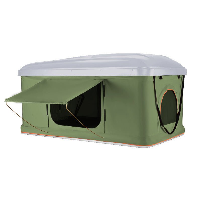 Tente de Toit Pliante avec Coque Rigide pour Camping et Tour Autonome en Plein Air - IVOIRART.COM