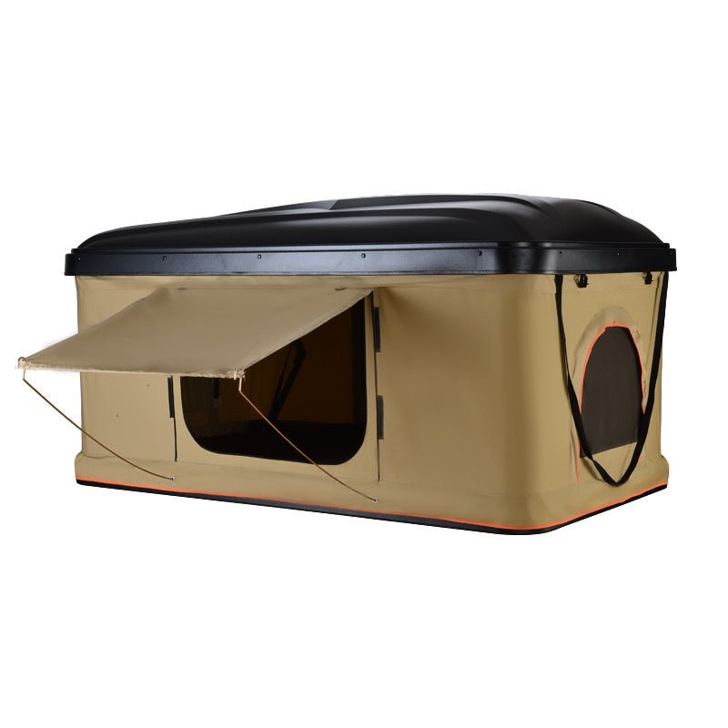 Tente de Toit Pliante avec Coque Rigide pour Camping et Tour Autonome en Plein Air - IVOIRART.COM