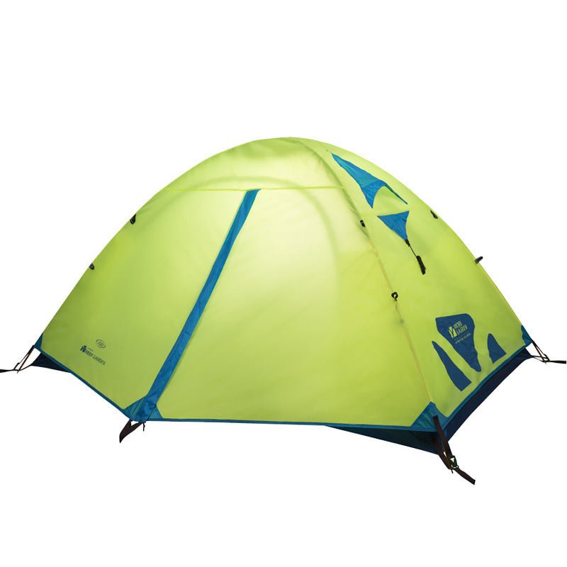 Tente double pour camping avec double poteau en aluminium - Installation extérieure - IVOIRART.COM