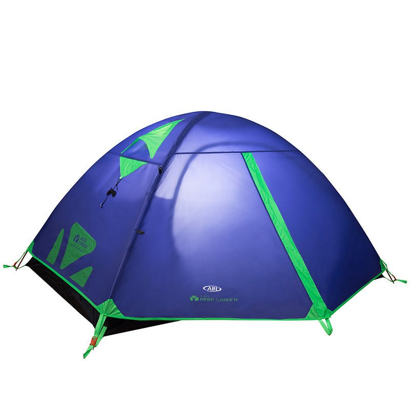 Tente double pour camping avec double poteau en aluminium - Installation extérieure - IVOIRART.COM