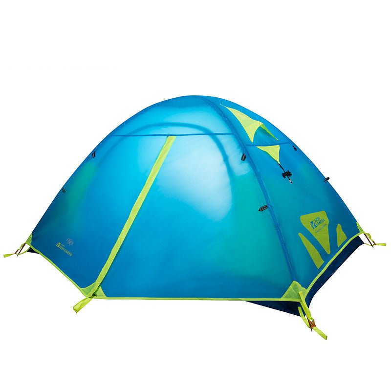 Tente double pour camping avec double poteau en aluminium - Installation extérieure - IVOIRART.COM