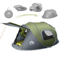 Tente familiale instantanée étanche camping petite maison pour 2 personnes verte - IVOIRART.COM