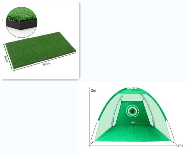 Tente filet de pratique de golf pour entraînement extérieur, jardin et pelouse - IVOIRART.COM