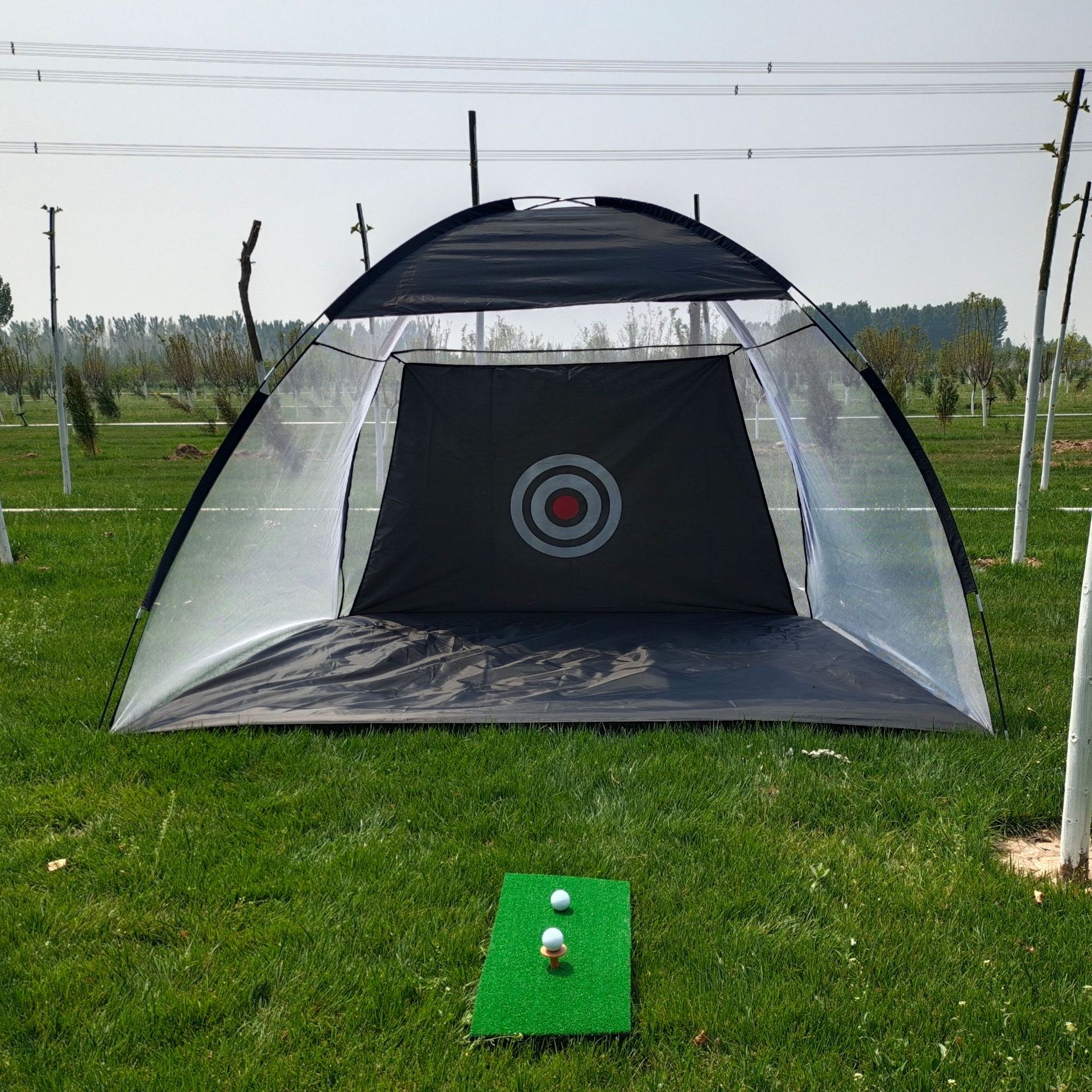 Tente filet de pratique de golf pour entraînement extérieur, jardin et pelouse - IVOIRART.COM