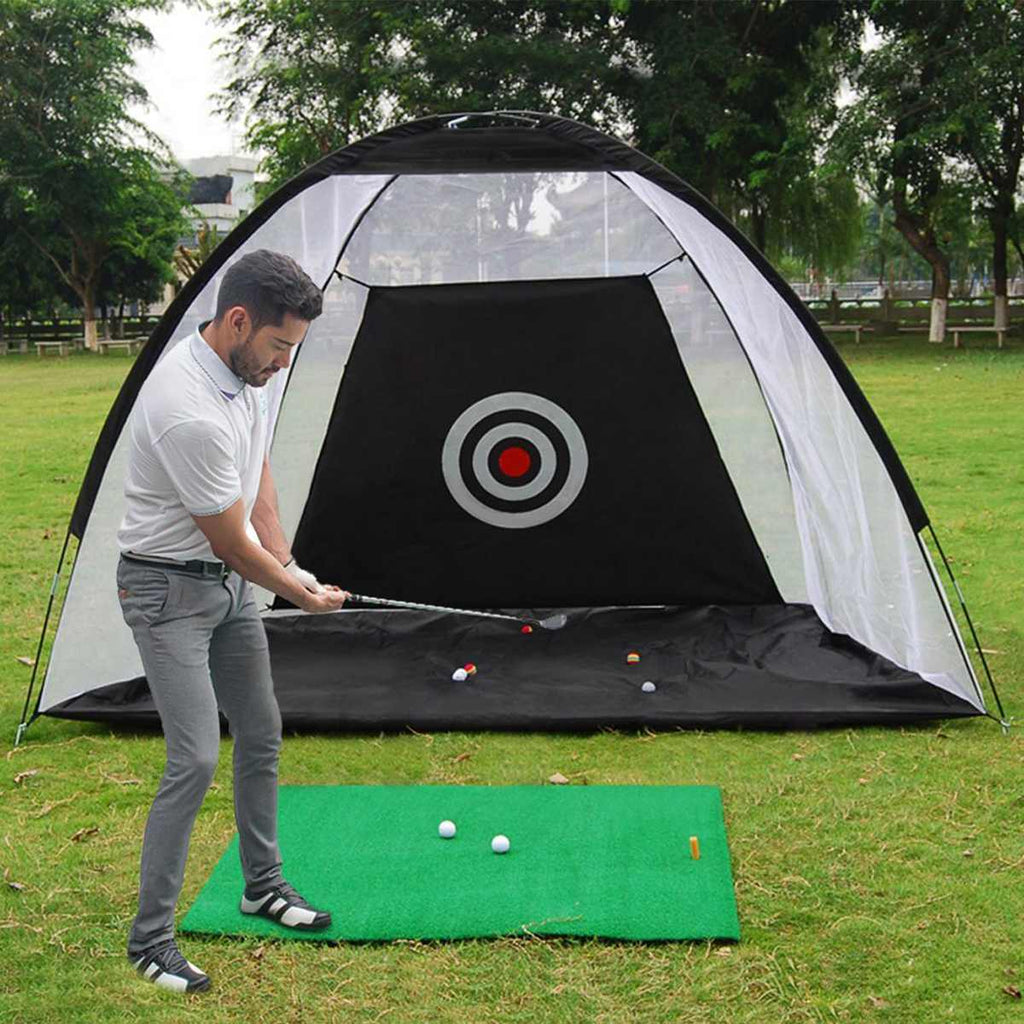 Tente filet de pratique de golf pour entraînement extérieur, jardin et pelouse - IVOIRART.COM