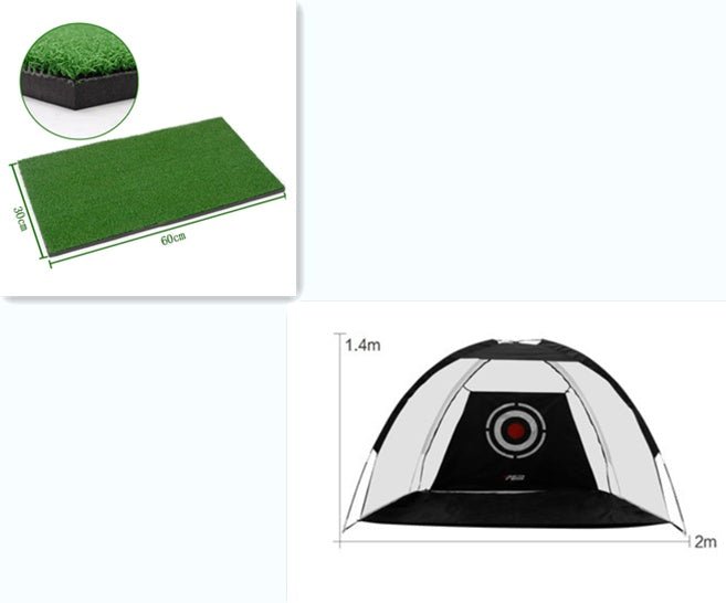 Tente filet de pratique de golf pour entraînement extérieur, jardin et pelouse - IVOIRART.COM