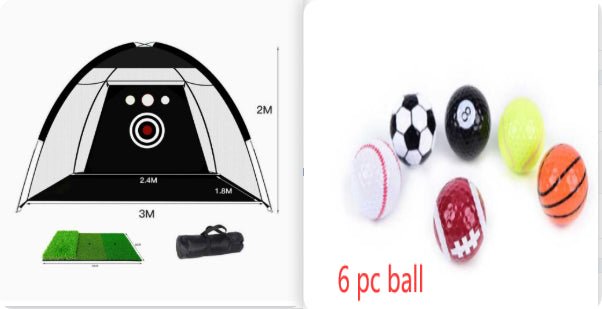 Tente filet de pratique de golf pour entraînement extérieur, jardin et pelouse - IVOIRART.COM