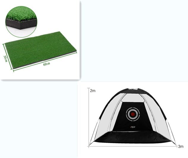 Tente filet de pratique de golf pour entraînement extérieur, jardin et pelouse - IVOIRART.COM