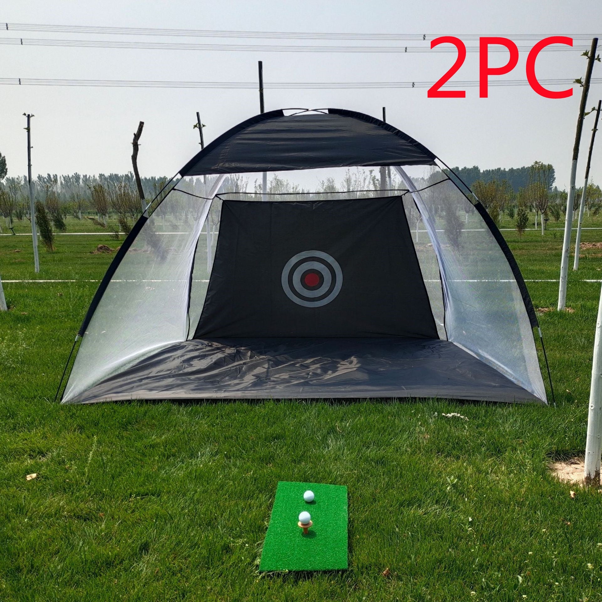 Tente filet de pratique de golf pour entraînement extérieur, jardin et pelouse - IVOIRART.COM
