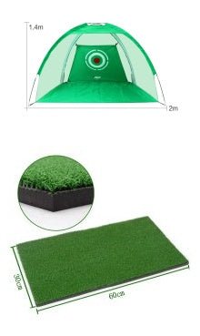 Tente filet de pratique de golf pour entraînement extérieur, jardin et pelouse - IVOIRART.COM