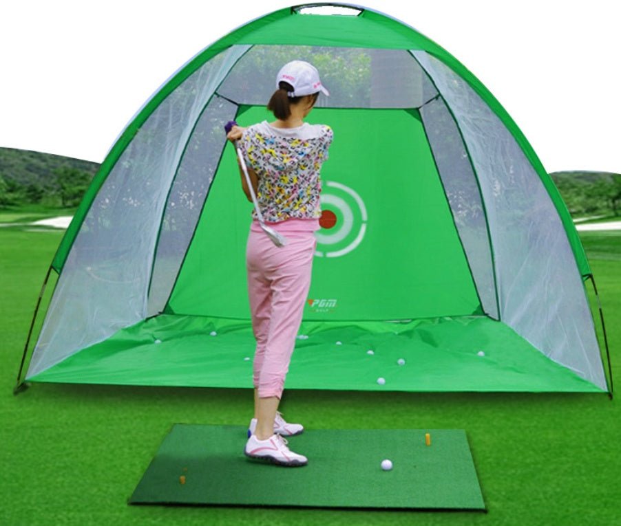 Tente filet de pratique de golf pour entraînement extérieur, jardin et pelouse - IVOIRART.COM