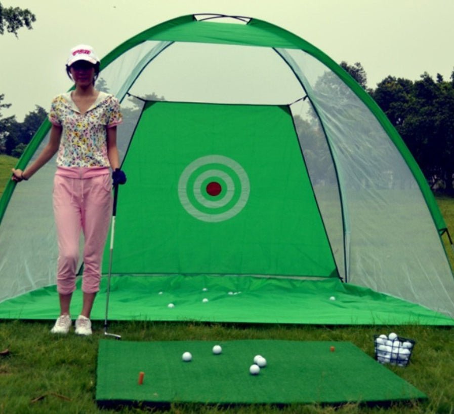 Tente filet de pratique de golf pour entraînement extérieur, jardin et pelouse - IVOIRART.COM