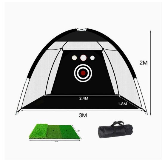 Tente filet de pratique de golf pour entraînement extérieur, jardin et pelouse - IVOIRART.COM