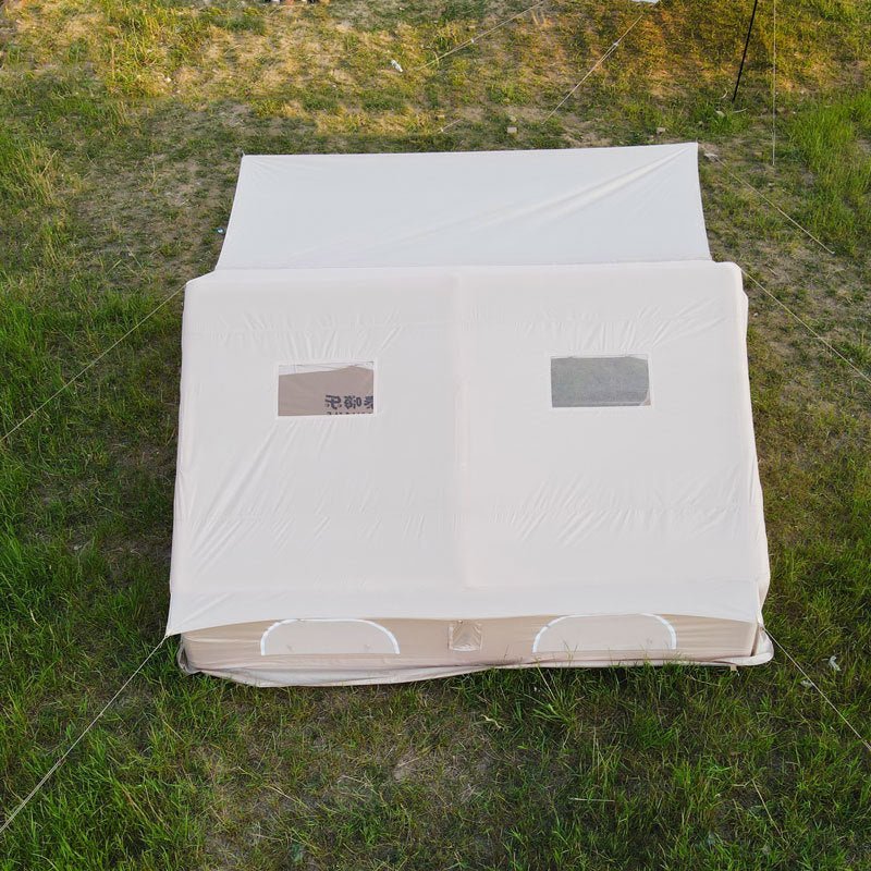 Tente gonflable camping coton, ouverture rapide, montage libre, pour 3-4 personnes - IVOIRART.COM