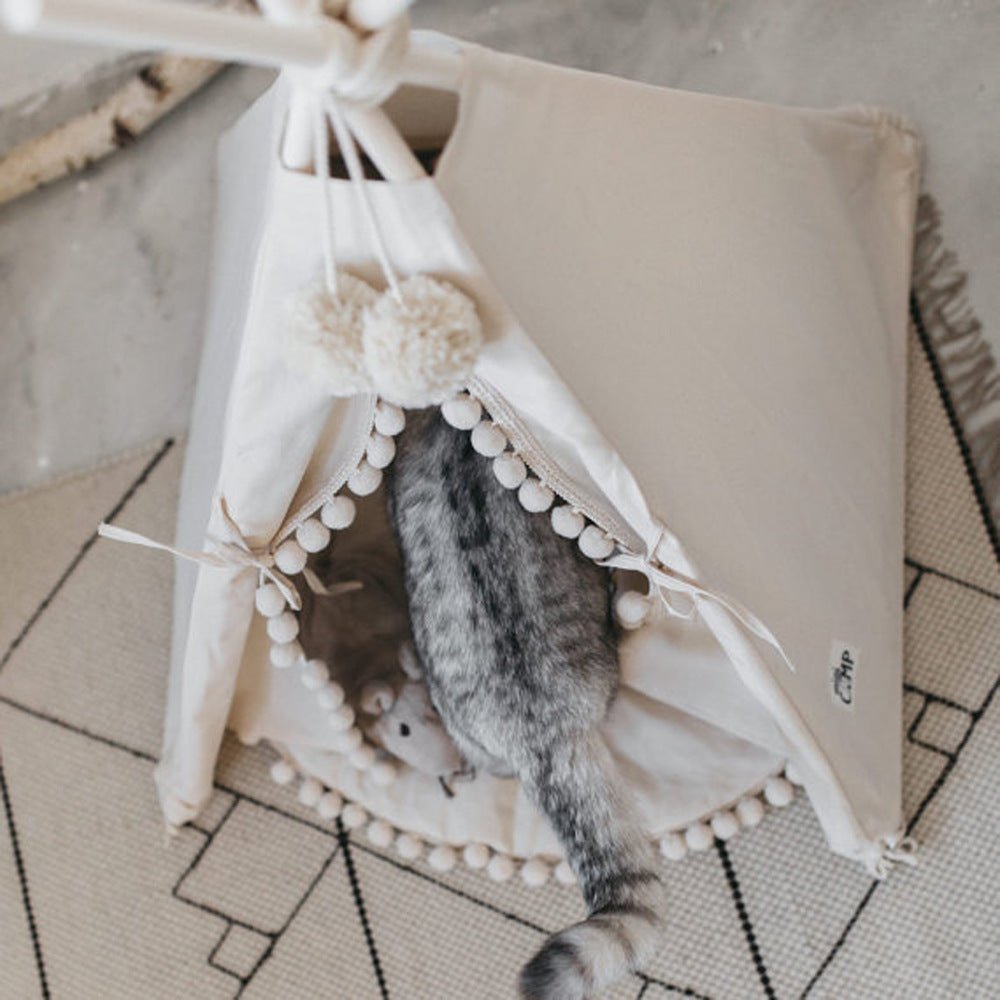 Tente-lit pour animaux confortable et pratique, idéale pour chats et petits chiens - IVOIRART.COM