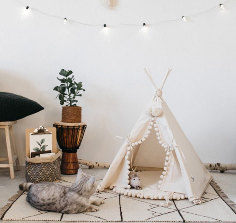 Tente-lit pour animaux confortable et pratique, idéale pour chats et petits chiens - IVOIRART.COM