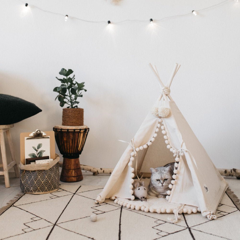 Tente-lit pour animaux confortable et pratique, idéale pour chats et petits chiens - IVOIRART.COM