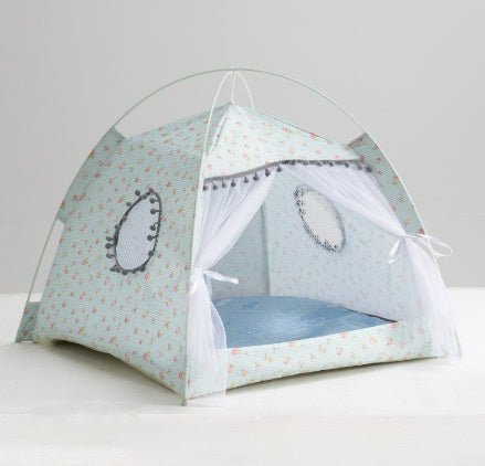 Tente pour Chat Maison Fermée Couchage Enveloppant pour Animaux Confortable - IVOIRART.COM