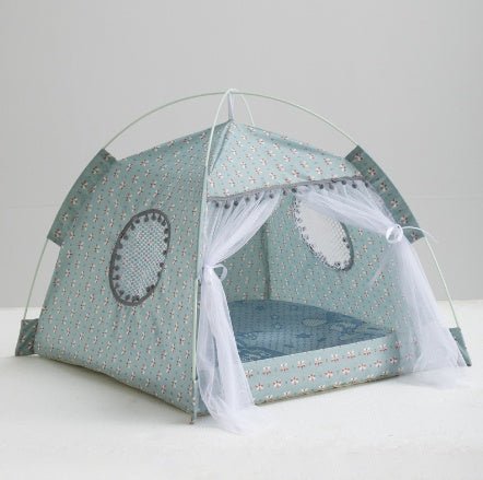 Tente pour Chat Maison Fermée Couchage Enveloppant pour Animaux Confortable - IVOIRART.COM